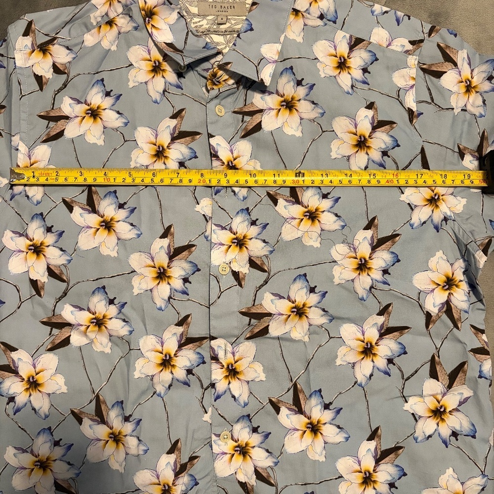 Ted Baker Mens Short Sleeve Button Down - Picture 3 of 4